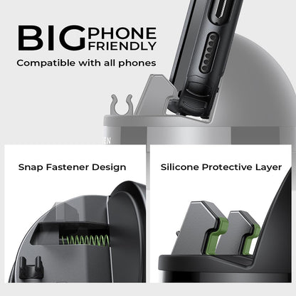 Soporte Auto Lisen para Teléfono / Tableta con grosor 6mm - 13mm, Negro YL0224060015