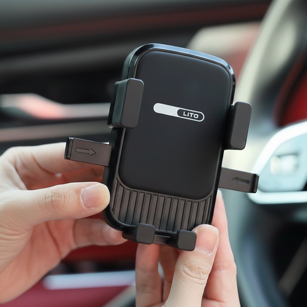 Soporte Auto Lito LT-W08, Universal, Gris
