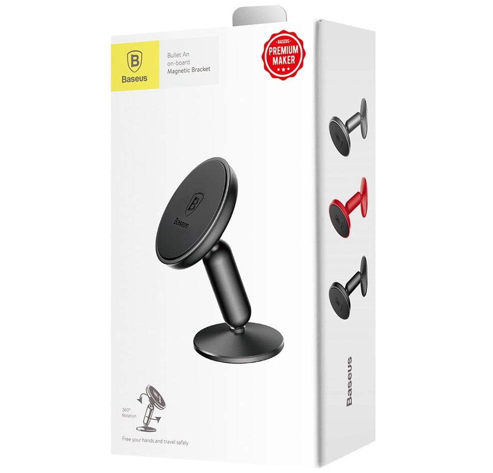 Soporte Magnético para Auto Baseus, Universal, Negro SUYZD-01