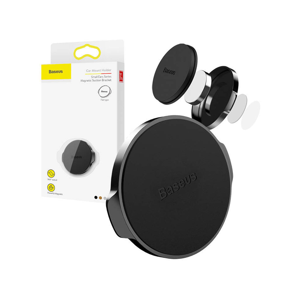 Soporte Auto Magnético Baseus Small Ears, Universal, Negro C40141403113-01