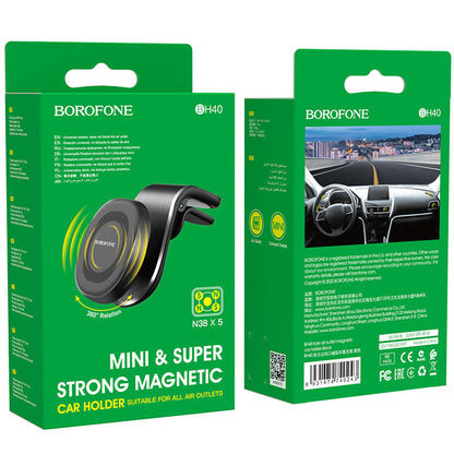 Soporte Magnético para Auto Borofone BH40 Kyle, Universal, Negro