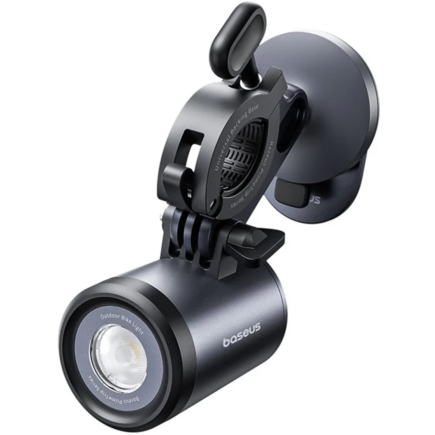 Soporte para Bicicleta con Linterna Baseus PrimeTrip, Universal, Negro C12569000121-00