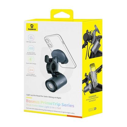 Soporte para Bicicleta con Linterna Baseus PrimeTrip, Universal, Negro C12569000121-00