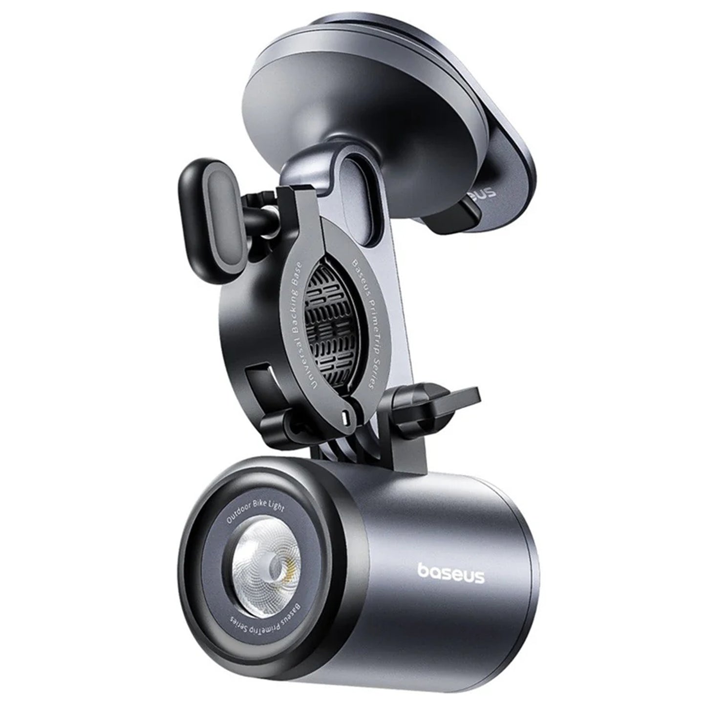 Soporte para Bicicleta con Linterna Baseus PrimeTrip, Universal, Negro C12569000121-00
