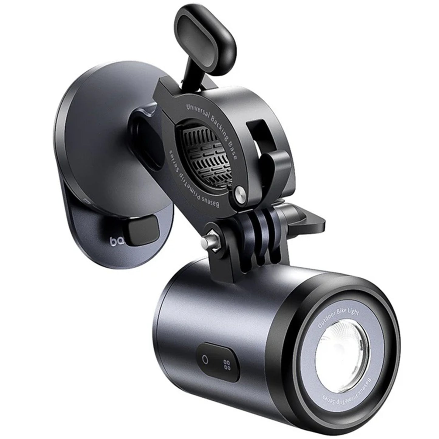 Soporte para Bicicleta con Linterna Baseus PrimeTrip, Universal, Negro C12569000121-00