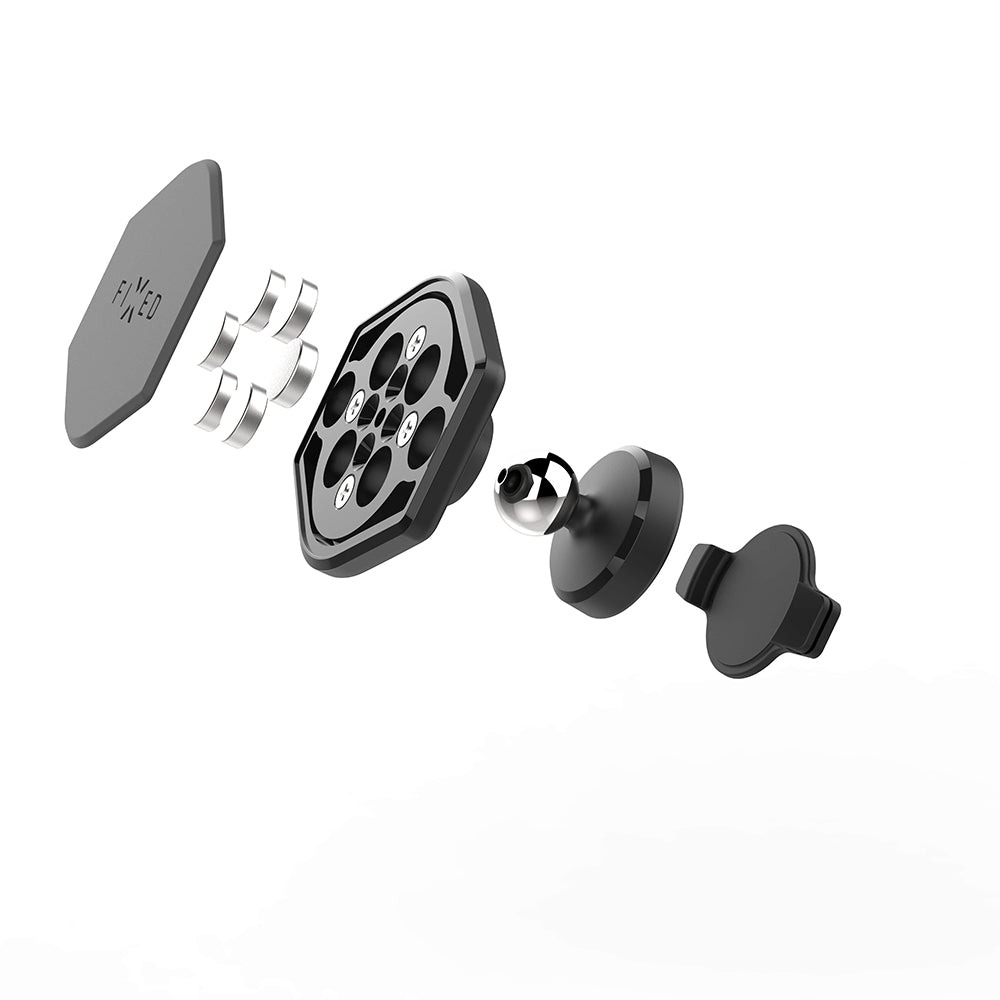 Soporte Auto Magnético Fixed Icon Flex, Universal, Negro