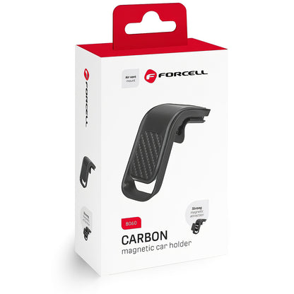 Soporte de Coche Forcell Carbon B060, Universal, Negro