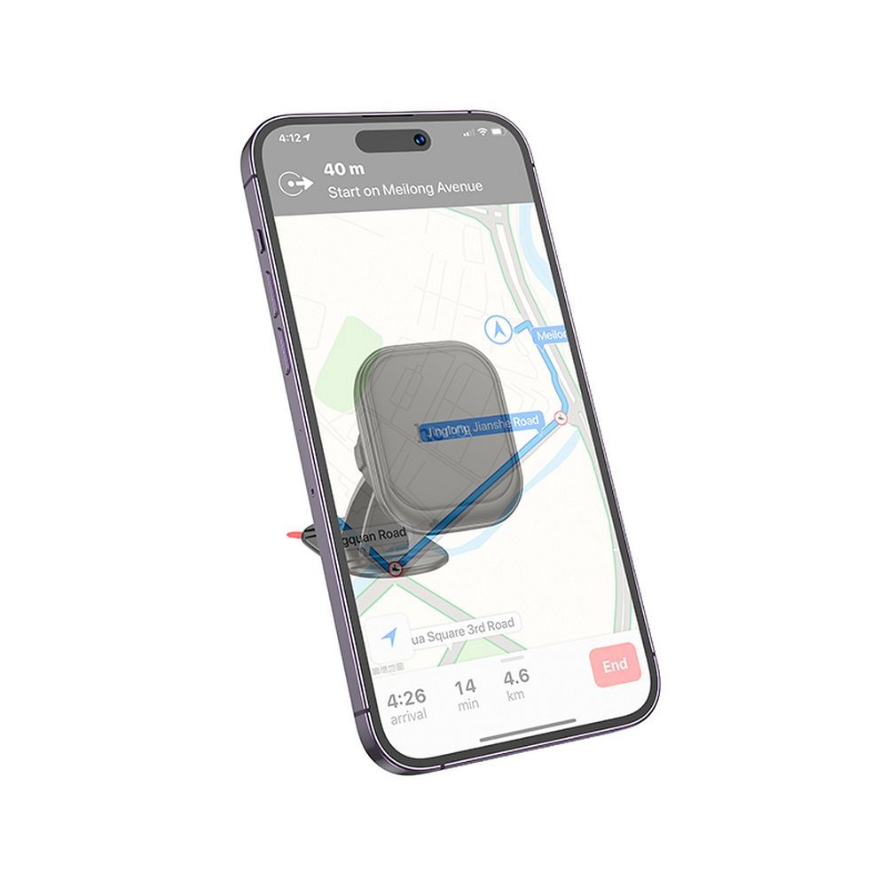 Soporte Auto Magnético HOCO H30, Universal, Negro