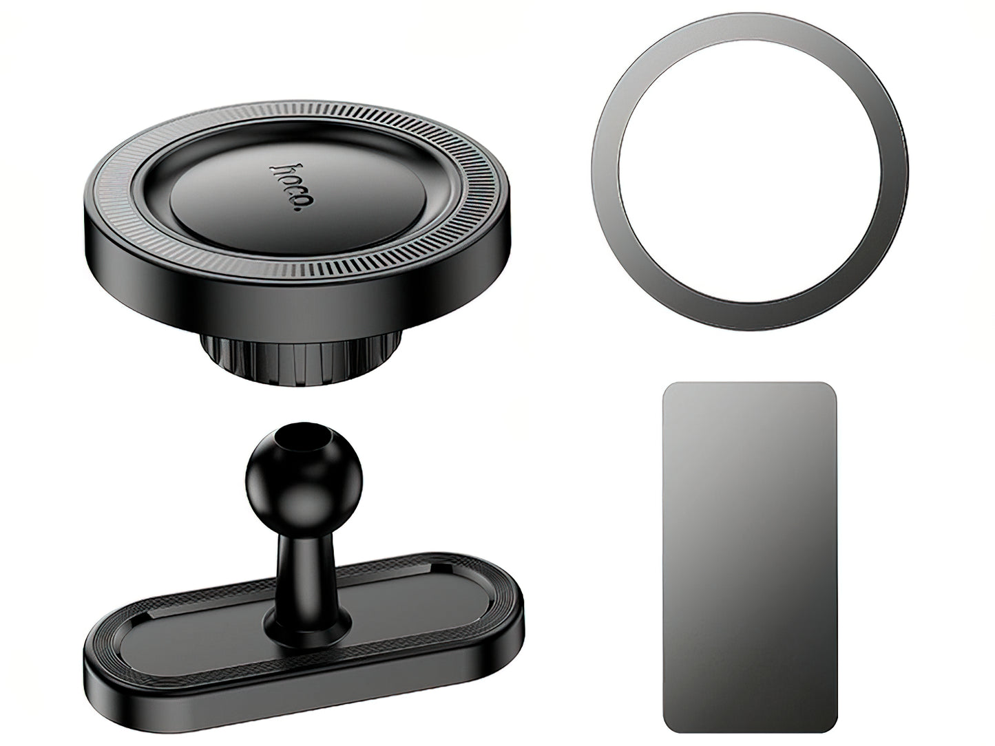 Soporte Magnético para Coche HOCO H58, 4.5 pulgadas - 7 pulgadas, Negro