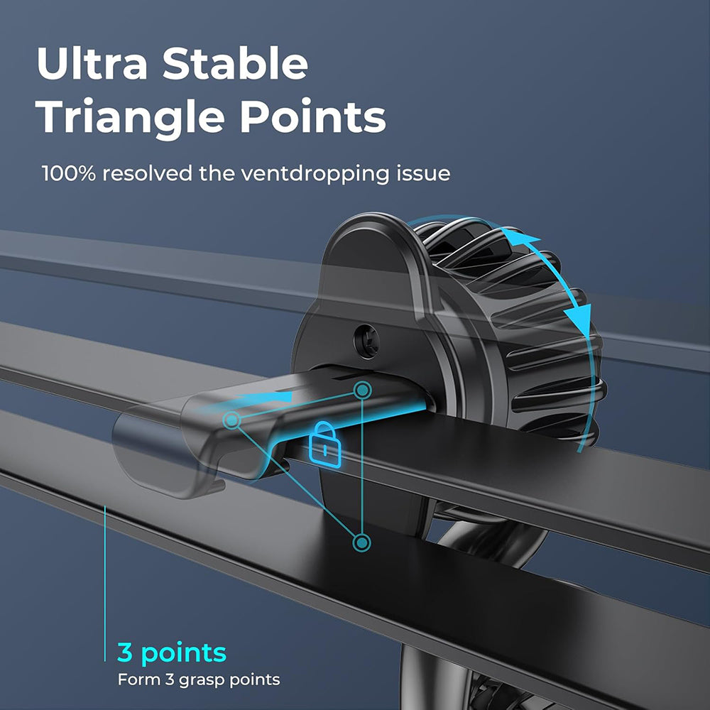 Soporte Auto Magnético Lisen, Universal, Negro YL0222060002