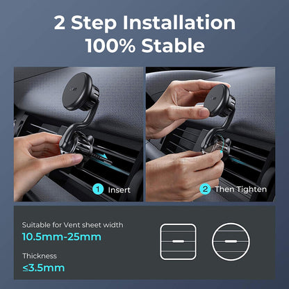 Soporte Auto Magnético Lisen, Universal, Negro YL0222060002