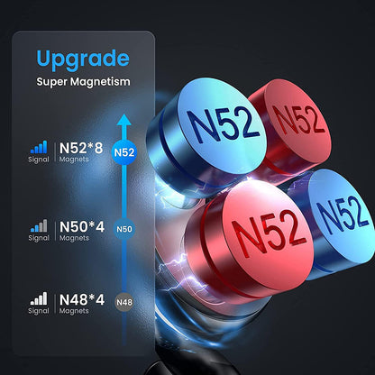 Soporte Auto Magnético Lisen, Universal, Negro YL0222060002