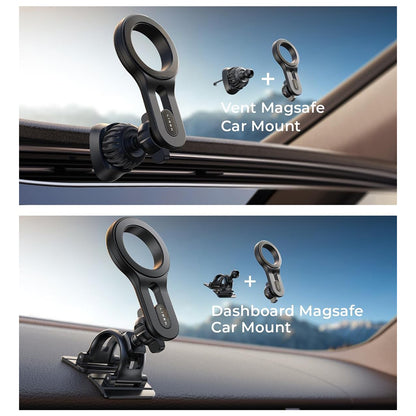Soporte Auto Magnético Lisen, Universal, Negro YL0224050011