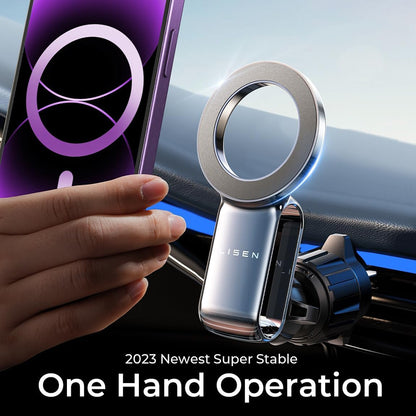 Soporte Auto Magnético Lisen, Universal, Negro YL0224050012