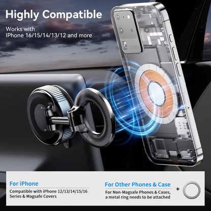 Soporte Magnético para Auto XO Design C169, Universal, Negro