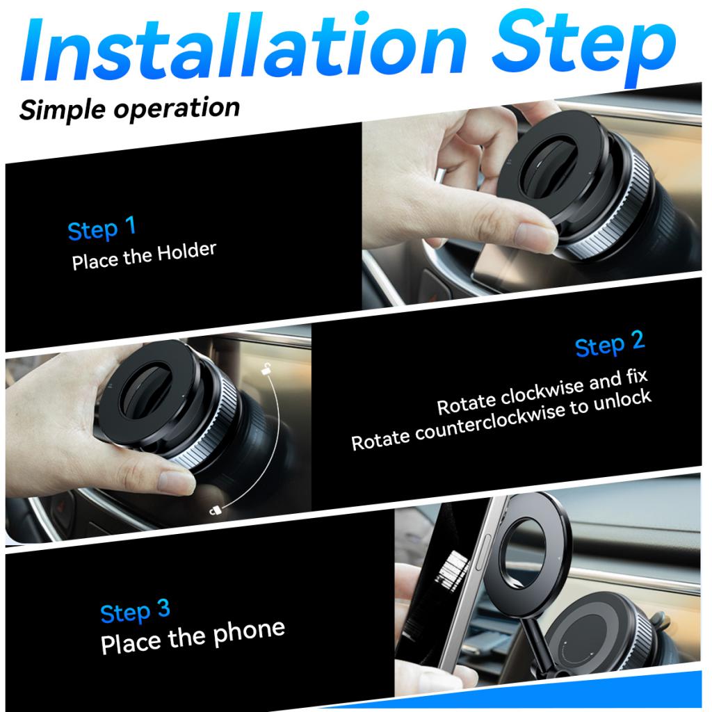 Soporte Magnético para Auto XO Design C169, Universal, Negro