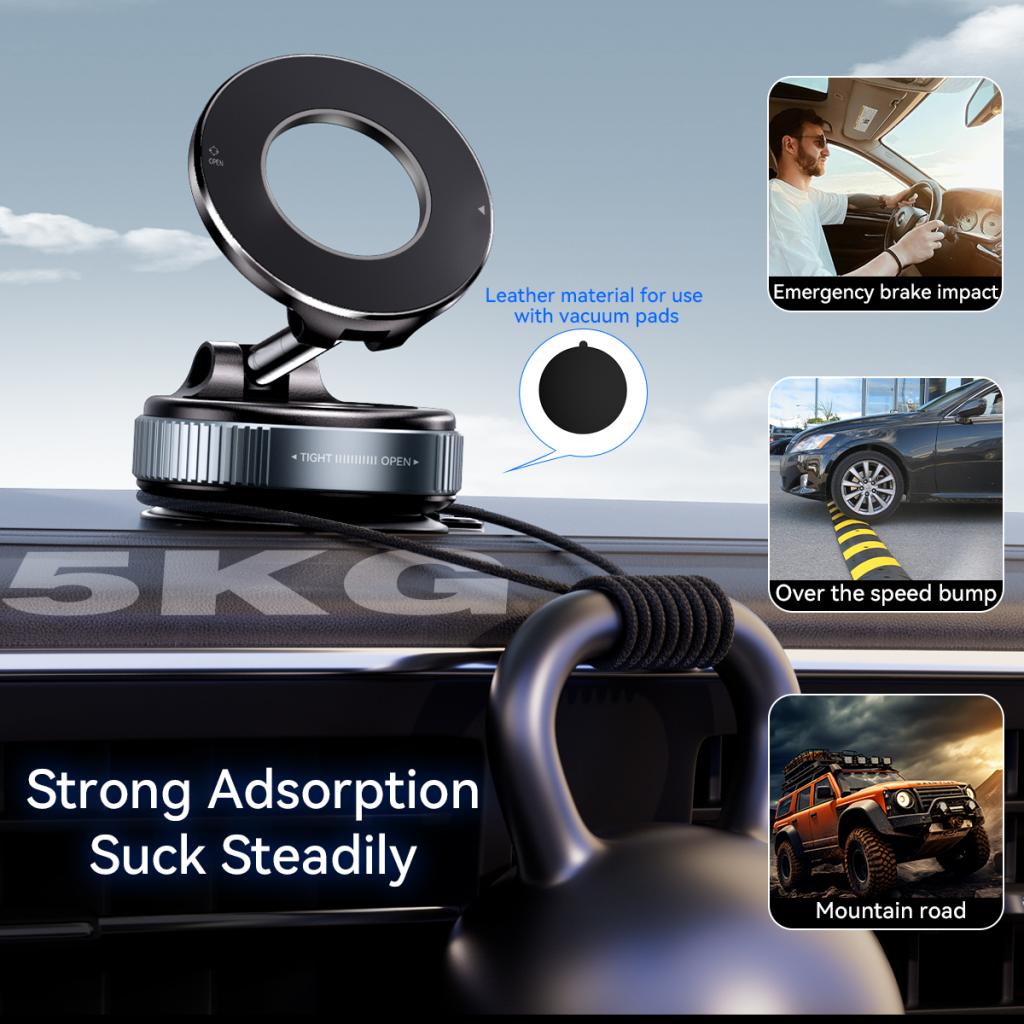 Soporte Magnético para Auto XO Design C169, Universal, Negro