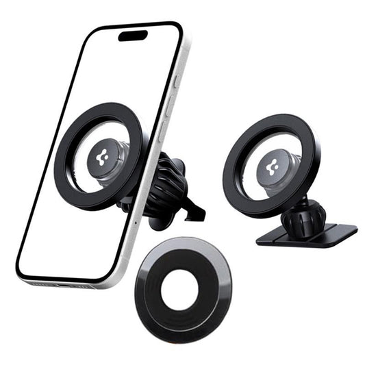 Soporte Magnético para Auto Spigen MFT13, Universal, Negro