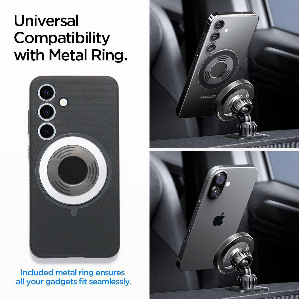 Soporte Magnético para Auto Spigen MFT13, Universal, Negro ACP08315