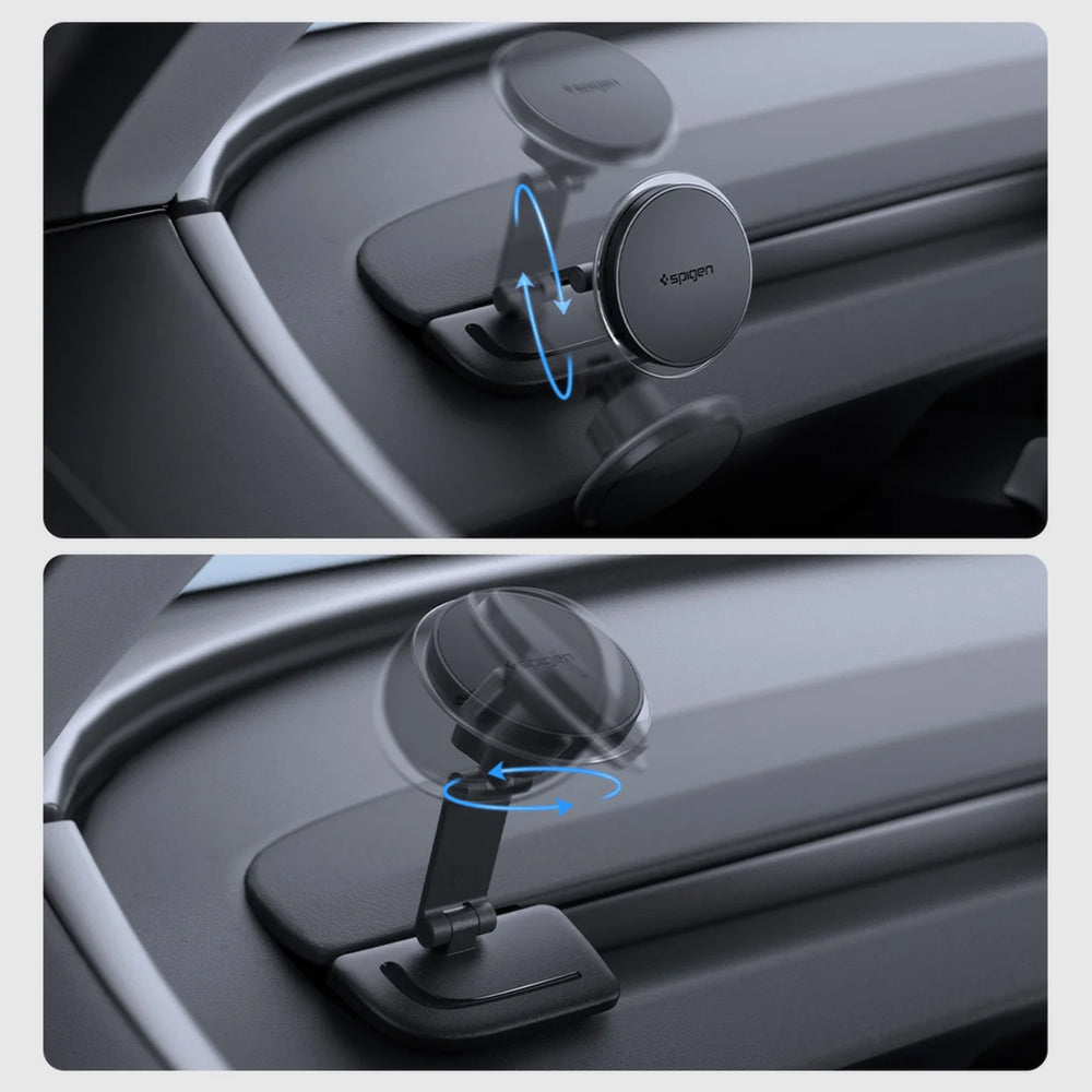 Soporte magnético para coche Spigen TAM110 para Tesla Y / 3 / Y L, negro ACP11873