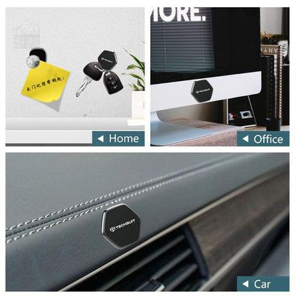 Soporte Auto Magnético Techsuit HOLD210-C, Universal, Negro