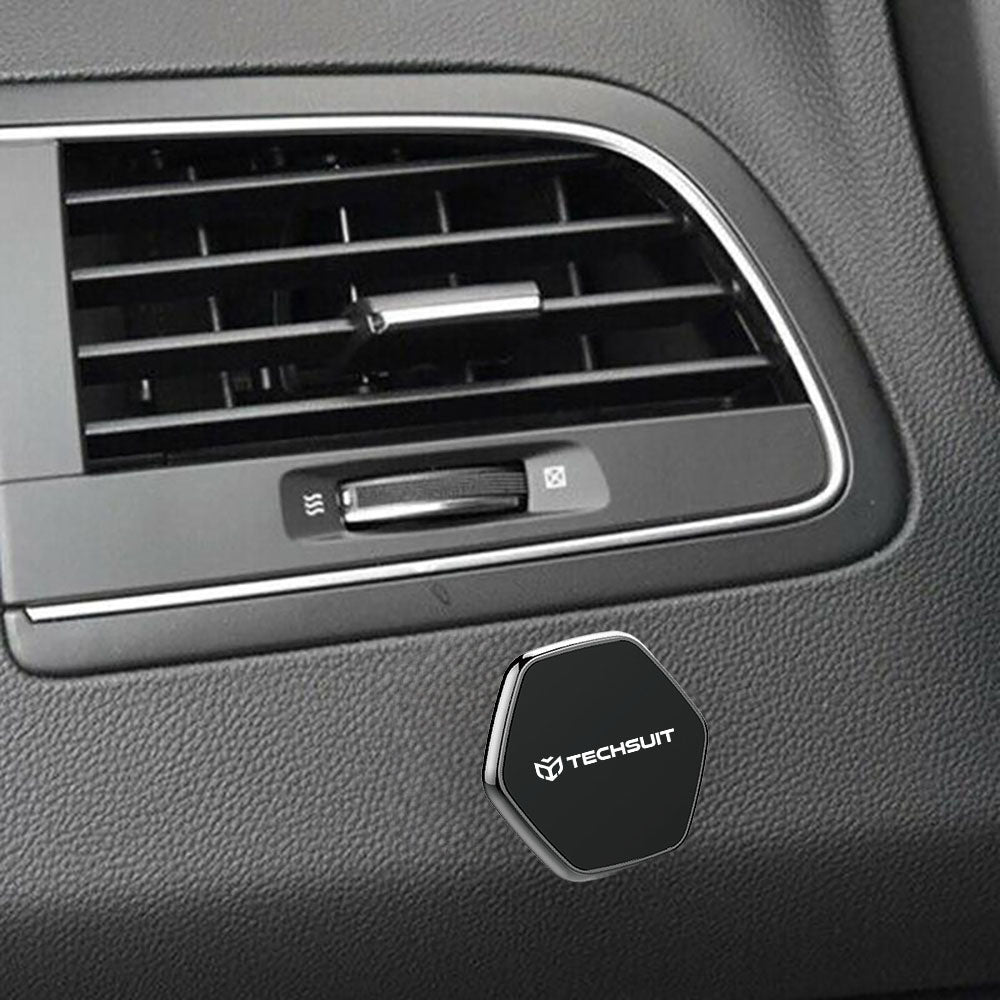Soporte Auto Magnético Techsuit HOLD210-C, Universal, Negro