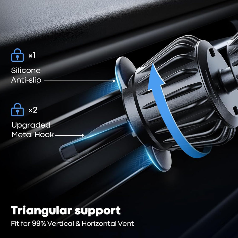 Soporte Auto Magnético Techsuit S1, Universal, Negro