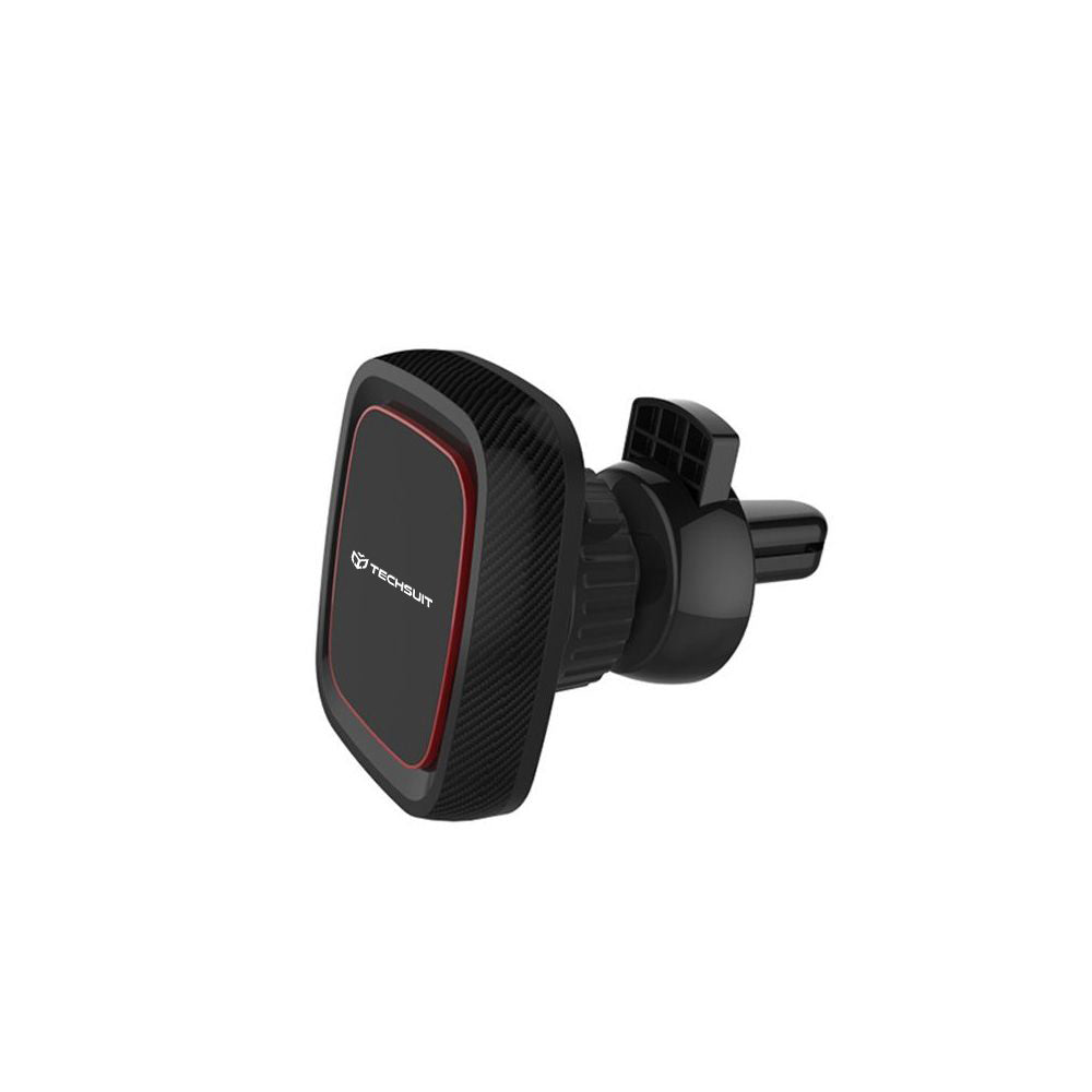 Soporte Auto Magnético Techsuit S5, Universal, Negro Rojo