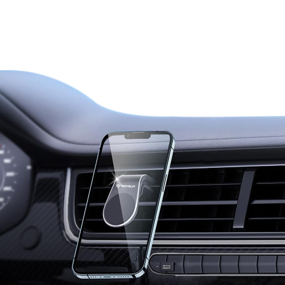 Soporte Auto Magnético Techsuit S7, Universal, Plateado
