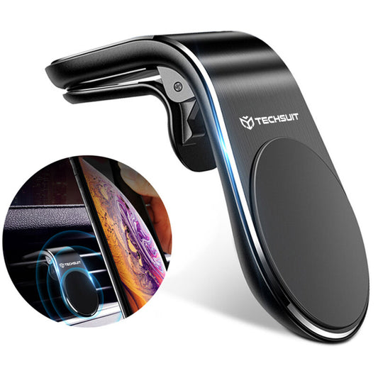 Soporte Auto Magnético Techsuit S7, Universal, Plateado