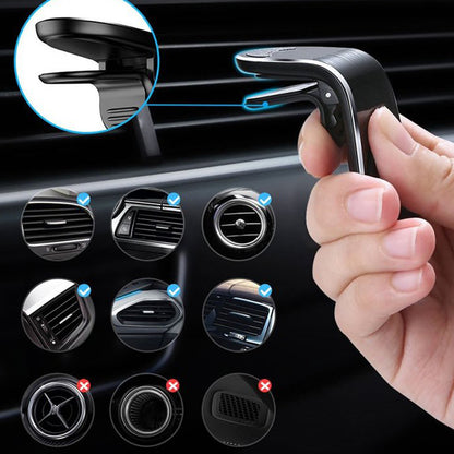 Soporte Auto Magnético Techsuit S7, Universal, Plateado