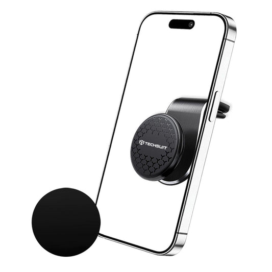 Soporte Auto Magnético Techsuit S8, Universal, Plateado