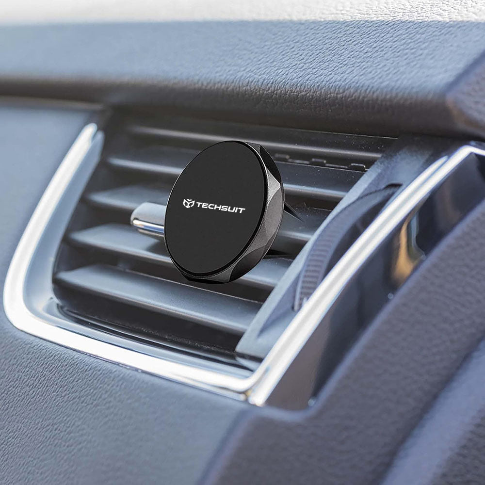 Soporte Auto Magnético Techsuit S9, Universal, Plateado