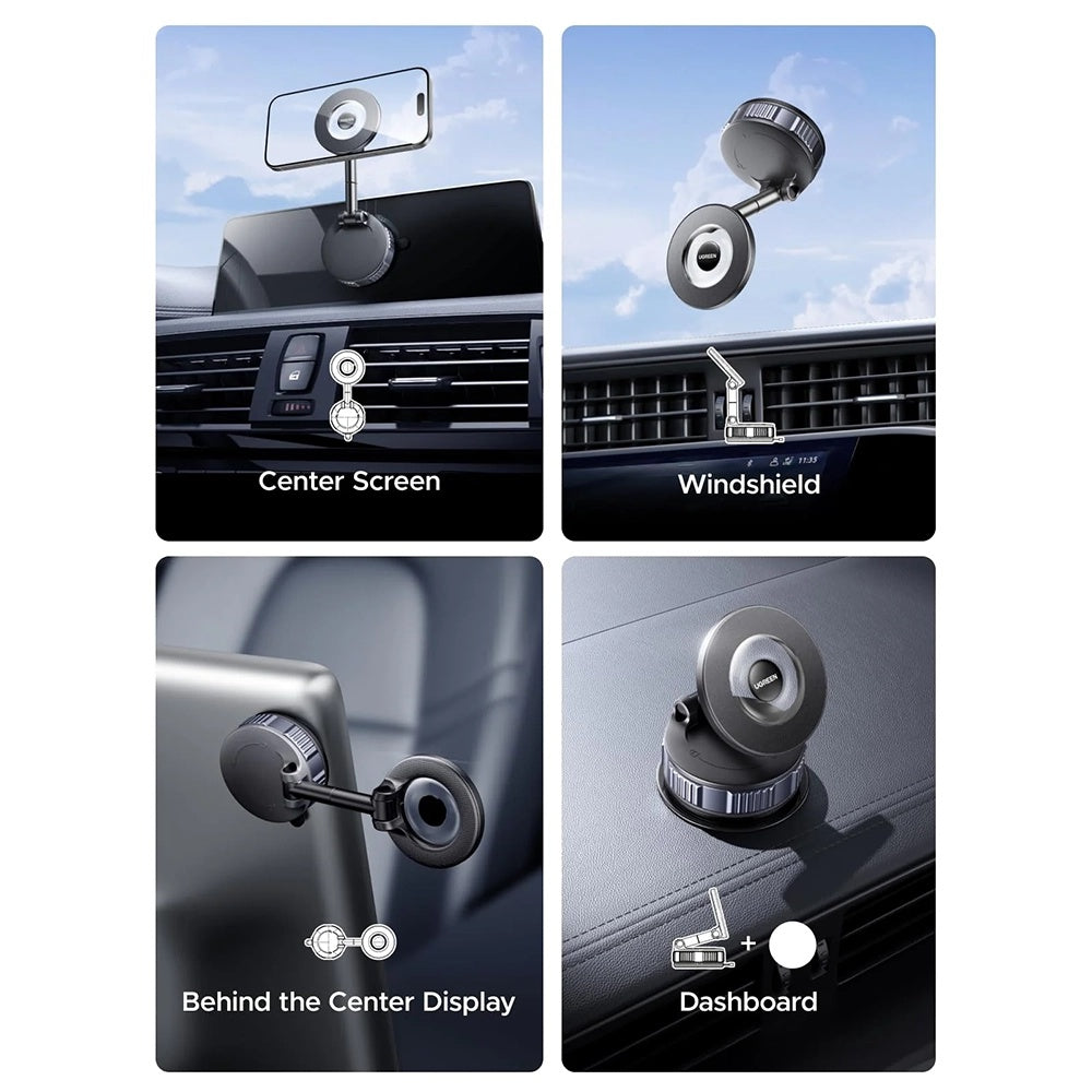 Soporte Magnético para Auto UGREEN LP970 (75666), Universal, Negro