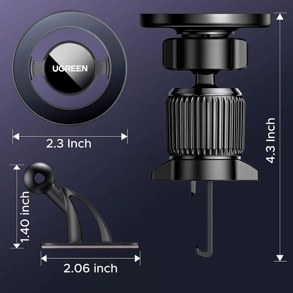 UGREEN LP986 (85397) Universal Magnetic Car Holder, Black