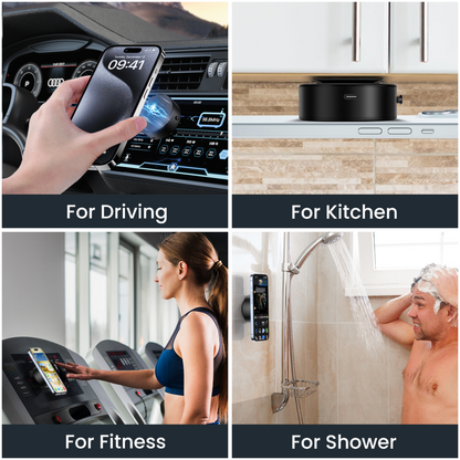 Soporte Auto Magnético XO Design C155, Universal, Negro