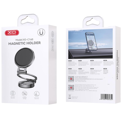 Soporte Auto Magnético XO Design C160, Universal, Negro