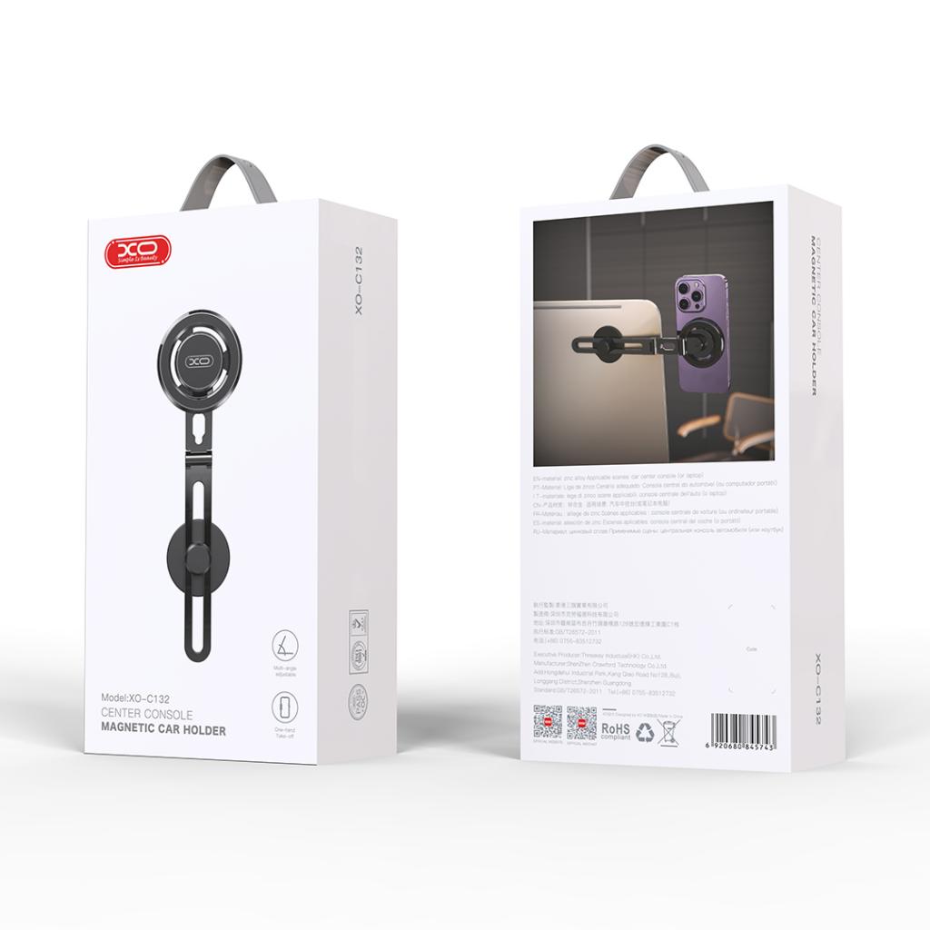 Soporte Magnético para Auto XO Design C132, Universal, Negro