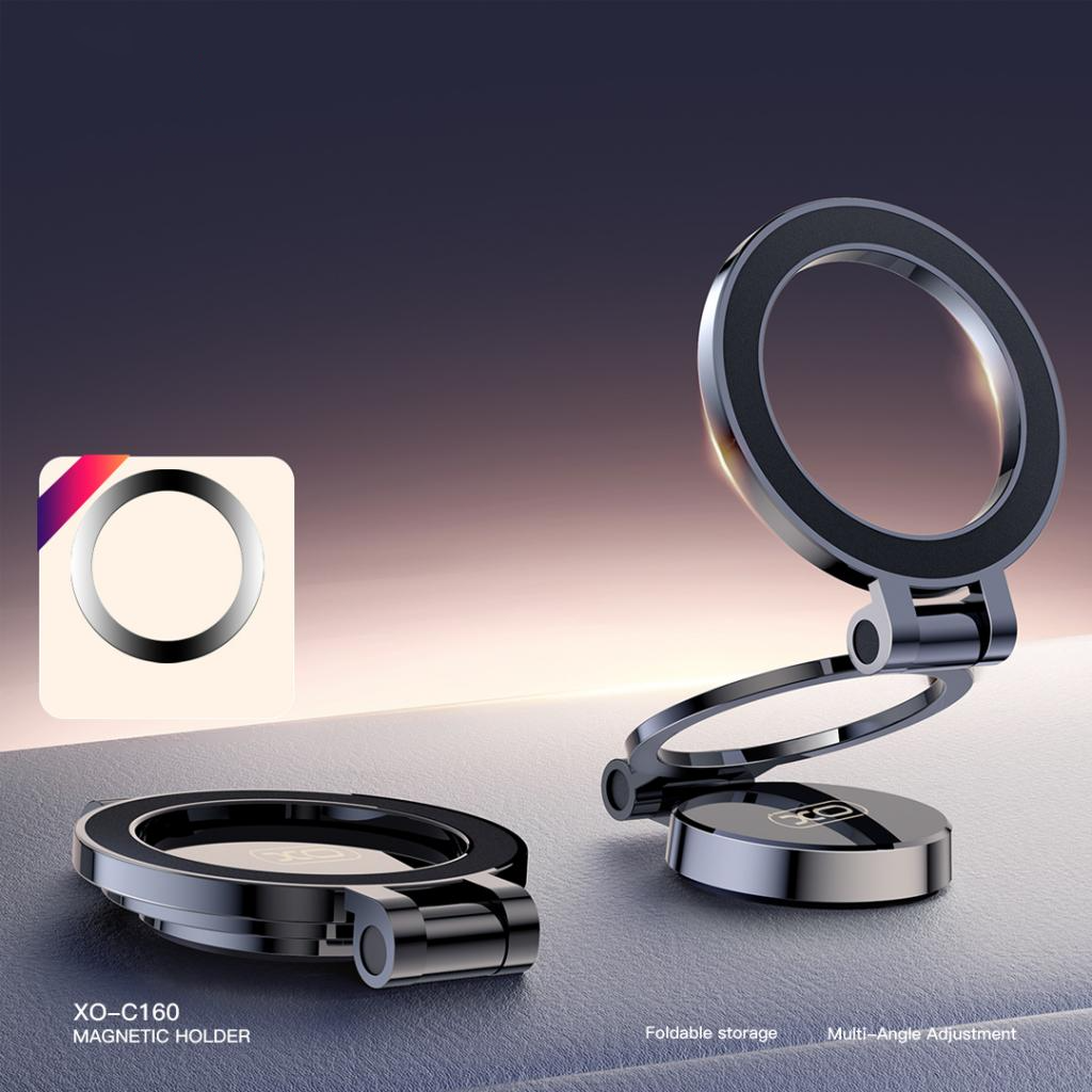 Soporte Auto Magnético XO Design C160, Universal, Negro