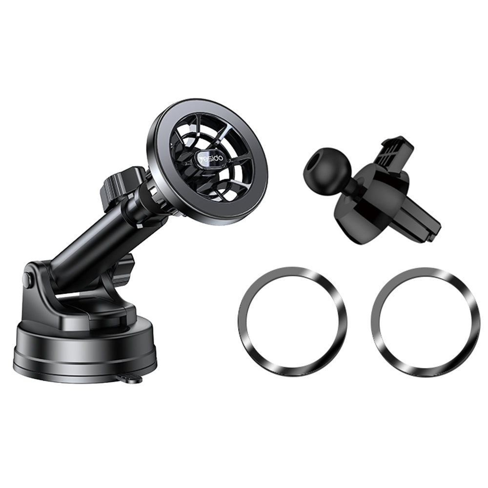 Soporte Magnético para Auto Yesido C158, Universal, Negro