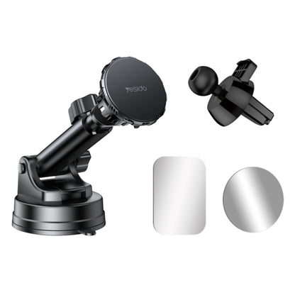 Soporte Auto Magnético Yesido C160, Universal, Negro