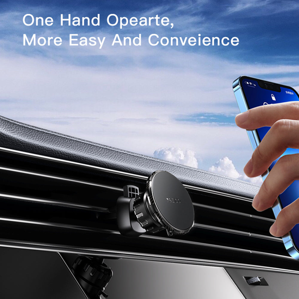 Soporte Auto Magnético Yesido C160, Universal, Negro