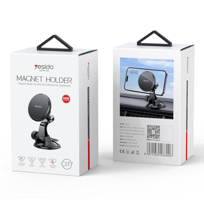 Soporte Magnético para Auto Yesido C177, Universal, Negro