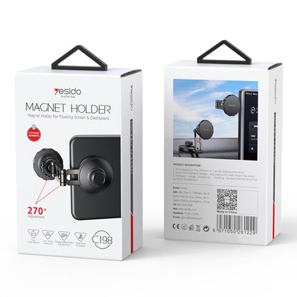 Soporte Magnético para Auto Yesido C198, Universal, Gris