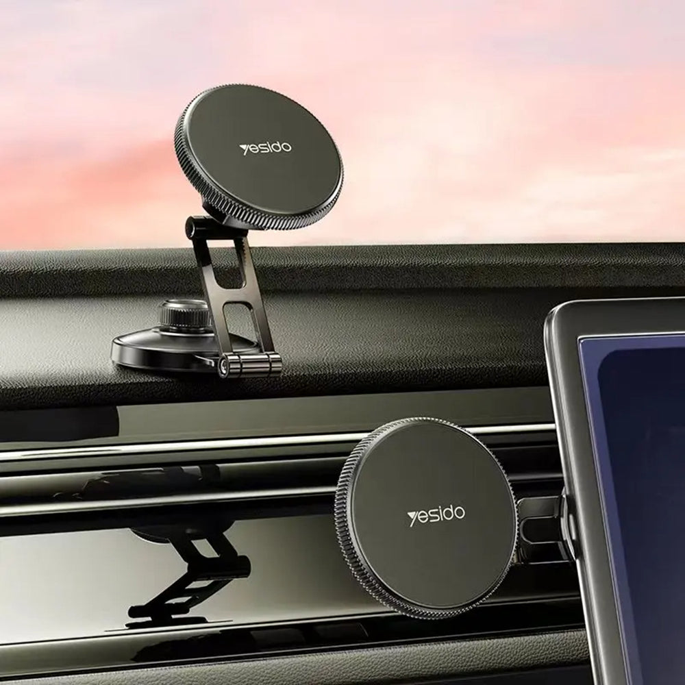 Soporte Magnético para Auto Yesido C199, Universal, Gris