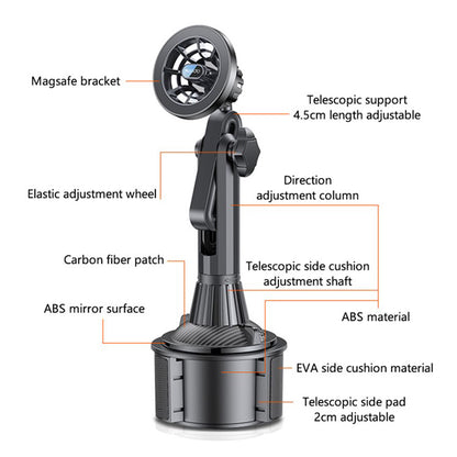 Soporte Magnético para Auto Yesido C200, Universal, Negro