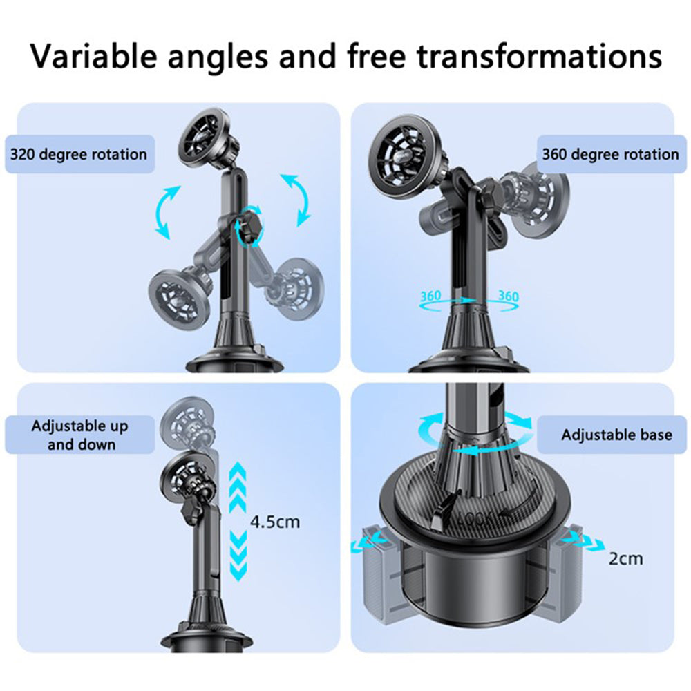 Soporte Magnético para Auto Yesido C200, Universal, Negro