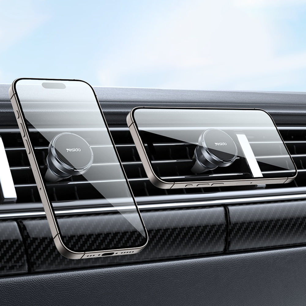 Soporte Magnético para Auto Yesido C214, Universal, Negro