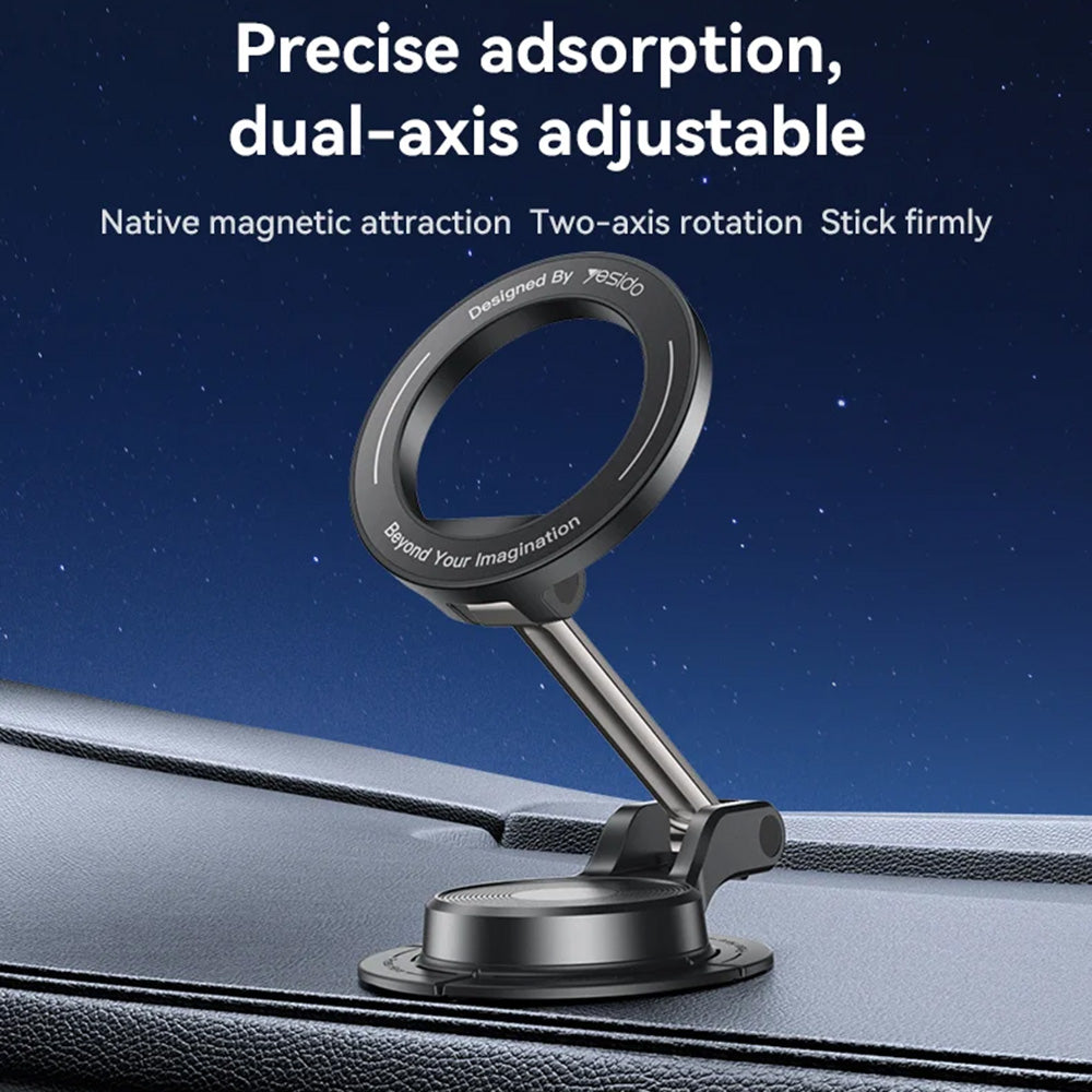 Soporte Magnético para Auto Yesido C218, Universal, Negro