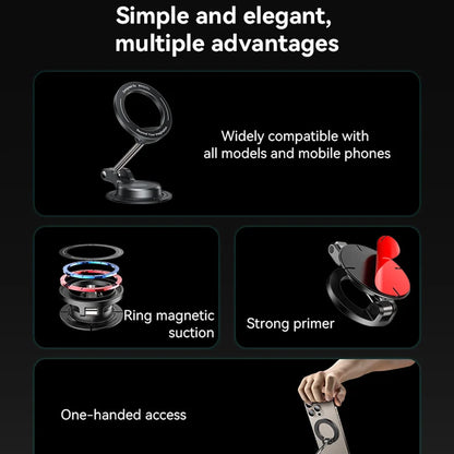 Soporte Magnético para Auto Yesido C218, Universal, Negro